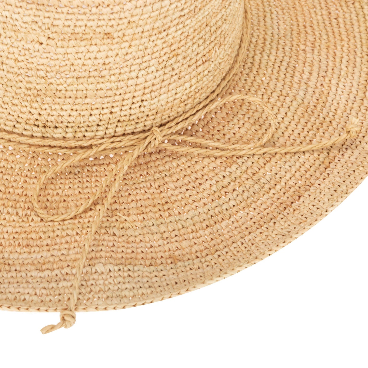 Marina Women's Crochet Raffia Fedora