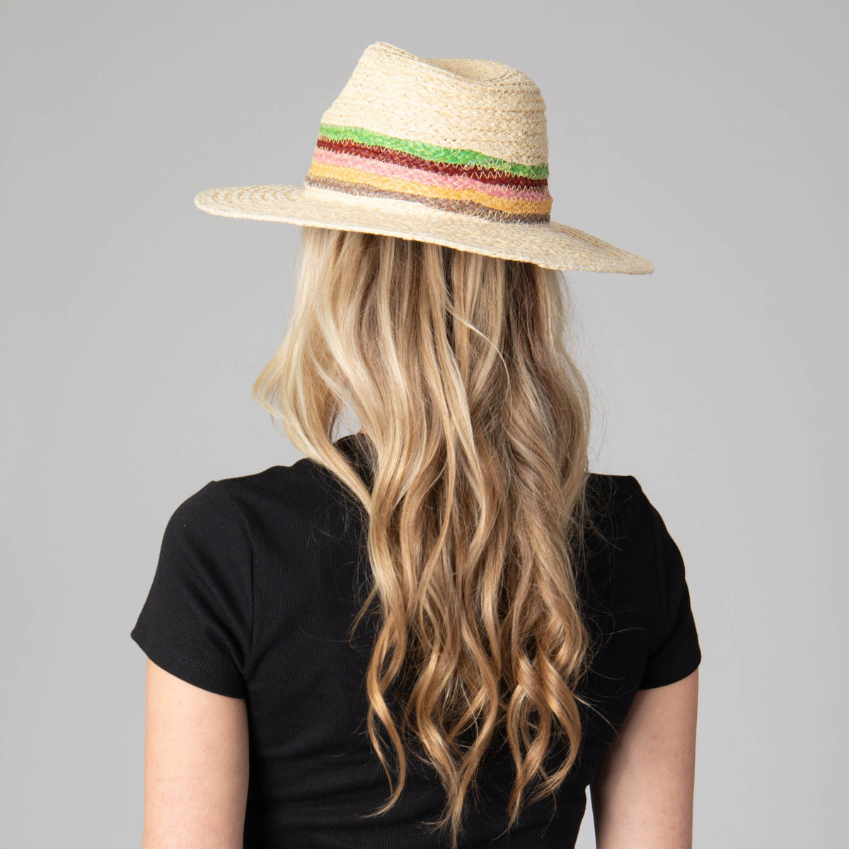 Sunrise Women's Raffia Fedora