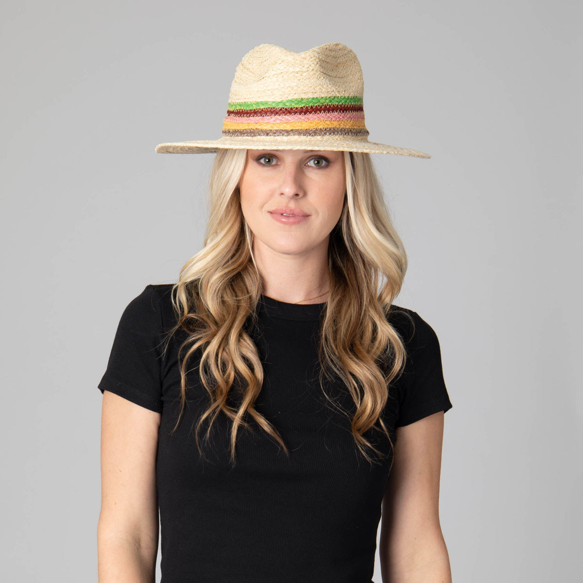 Sunrise Women's Raffia Fedora