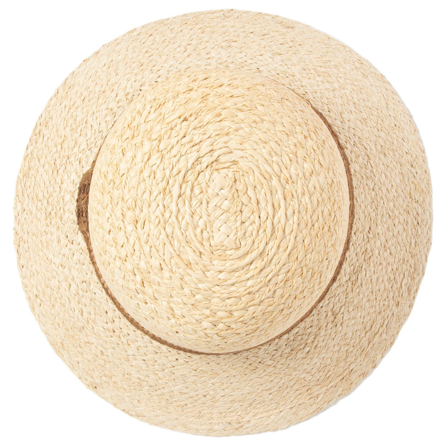 Waterfront Women's Raffia Braided Bucket Sun Hat