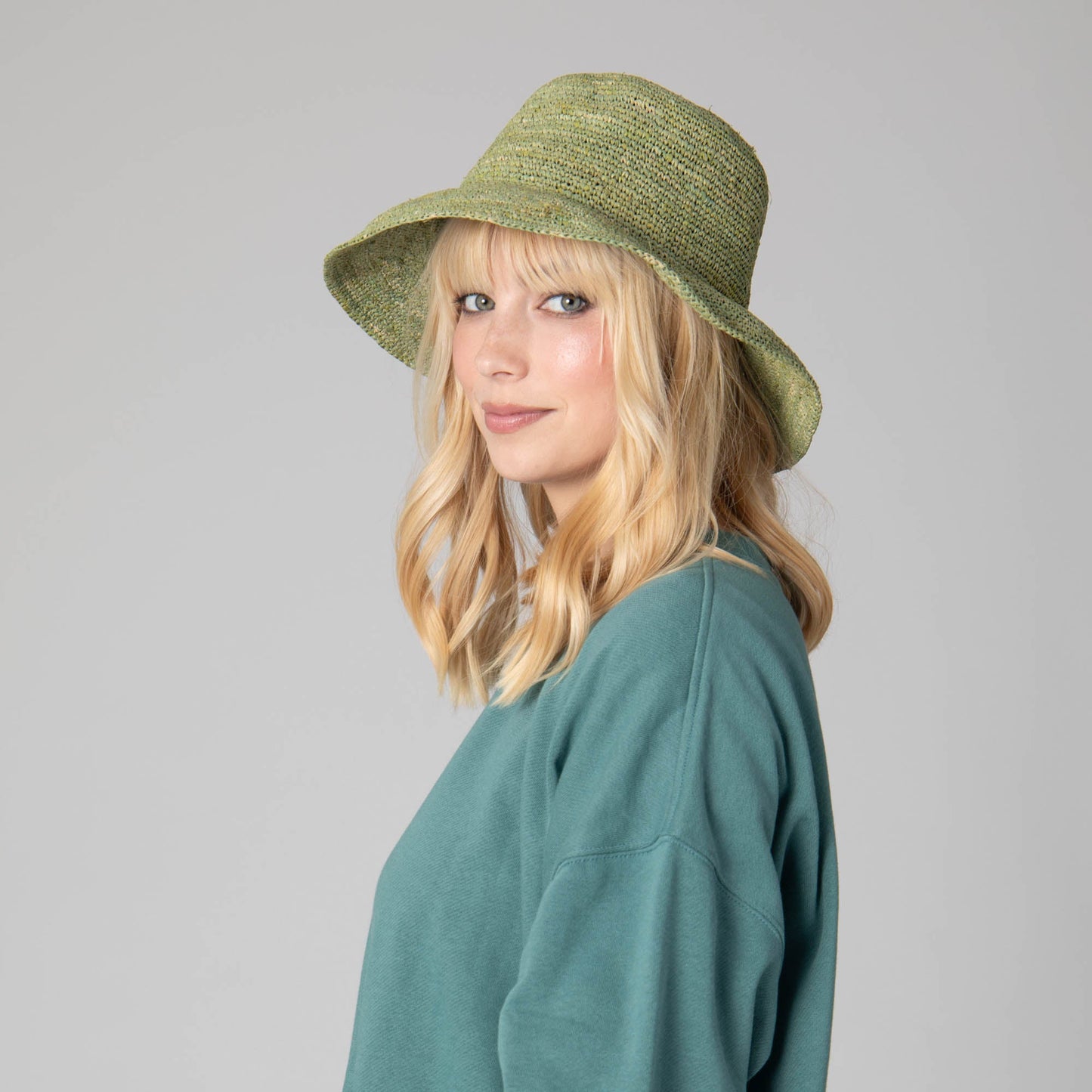 Weekend - Women's Crochet Raffia Bucket