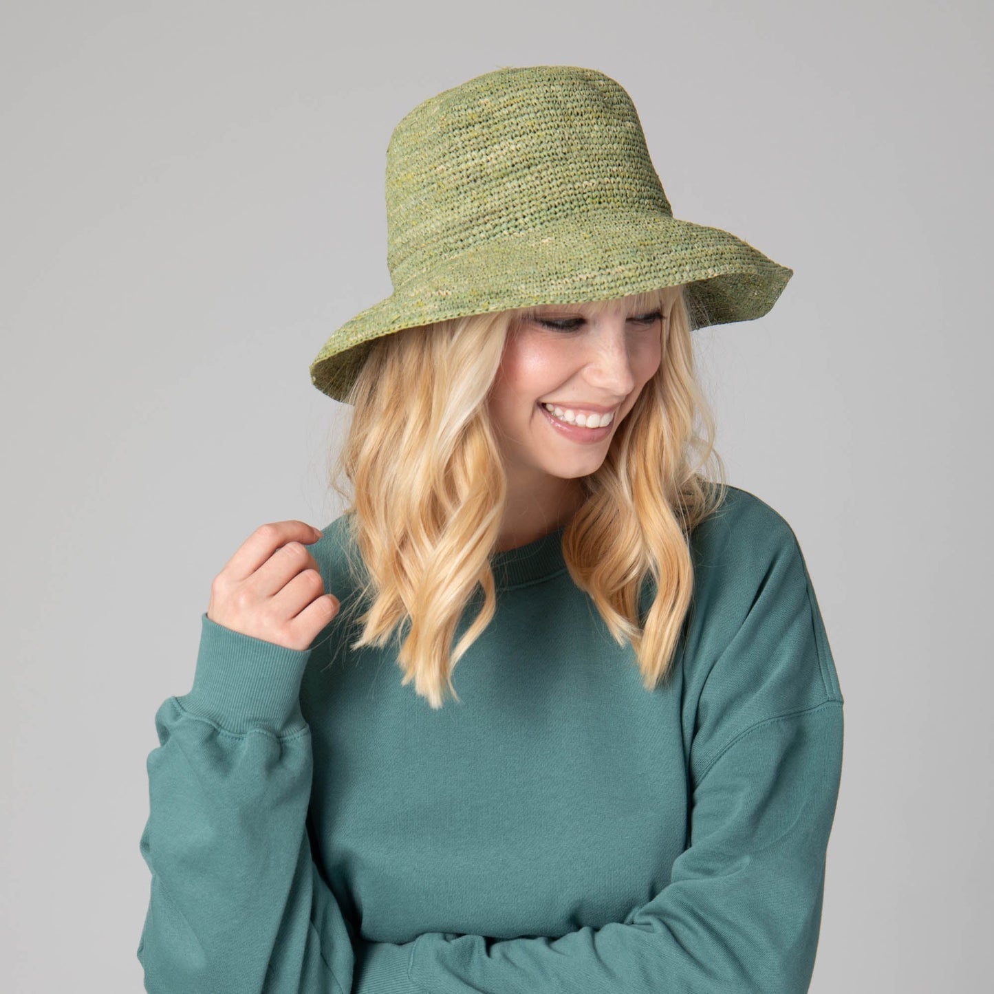 Weekend - Women's Crochet Raffia Bucket