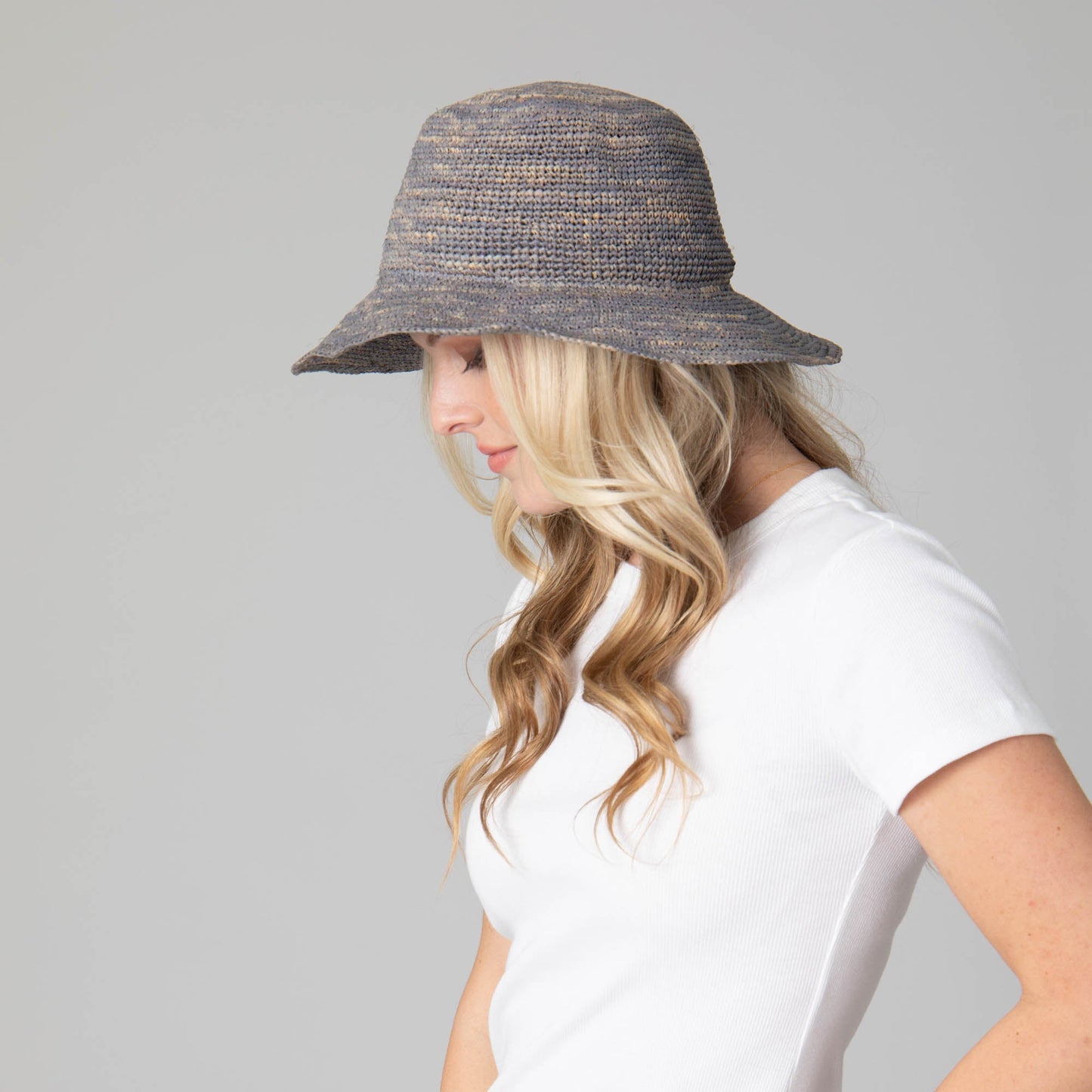 Weekend - Women's Crochet Raffia Bucket