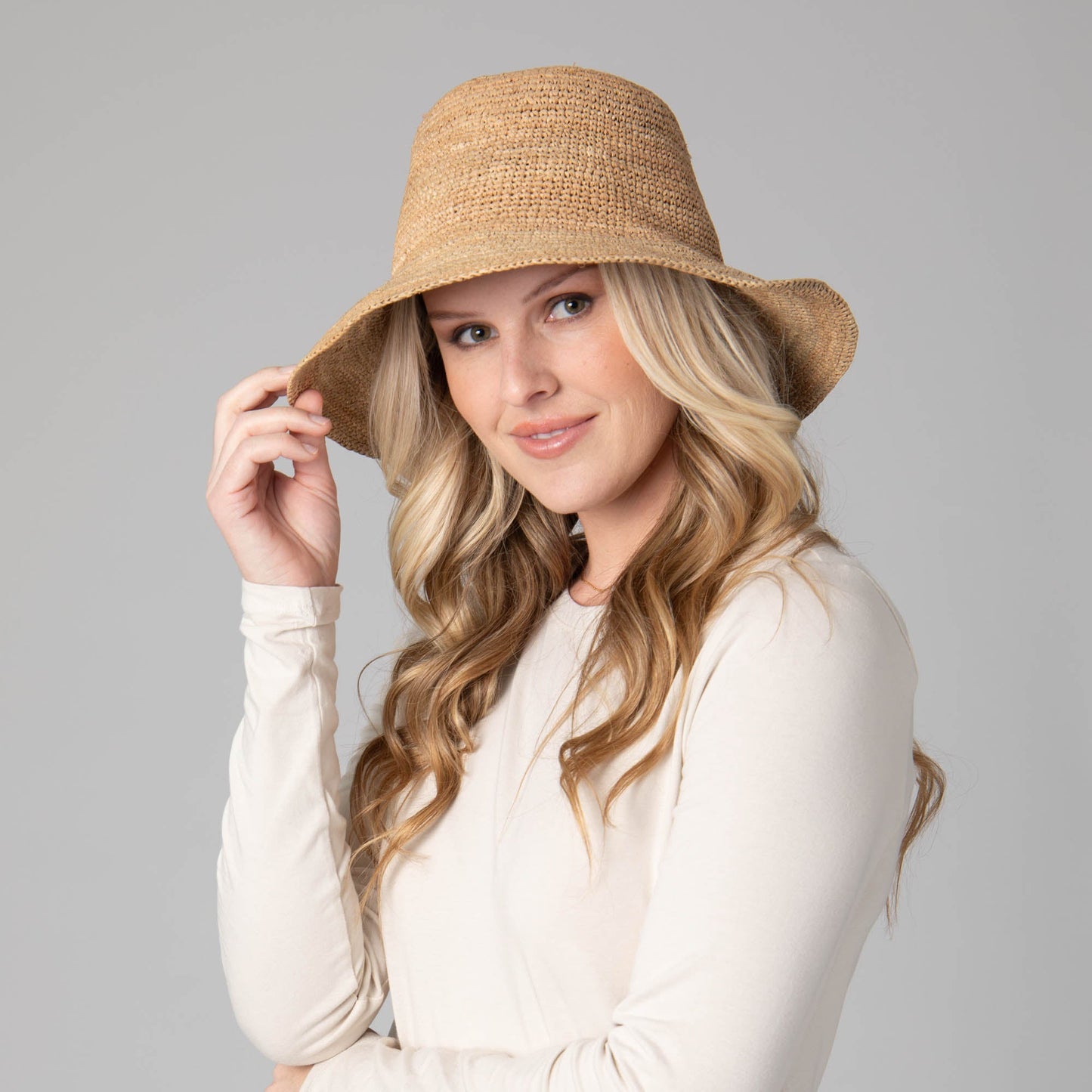 Weekend - Women's Crochet Raffia Bucket