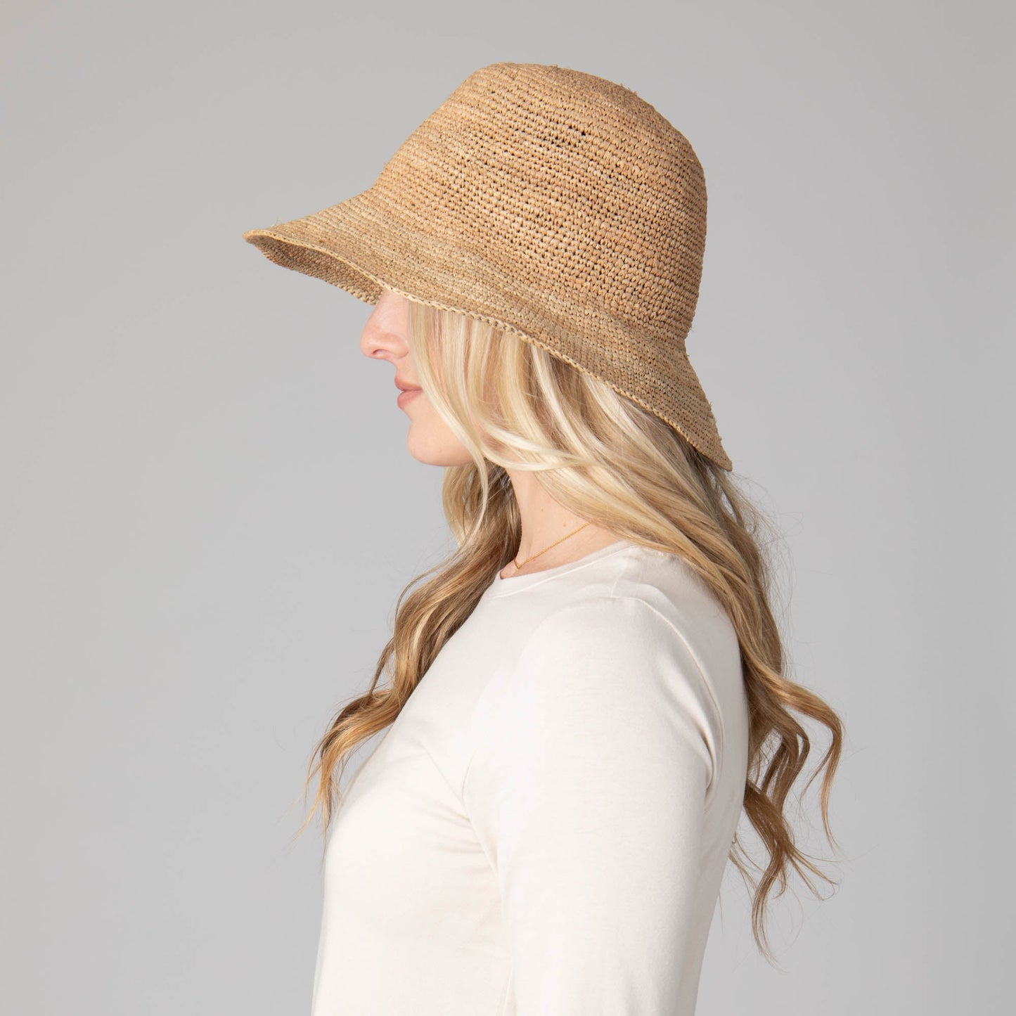 Weekend - Women's Crochet Raffia Bucket