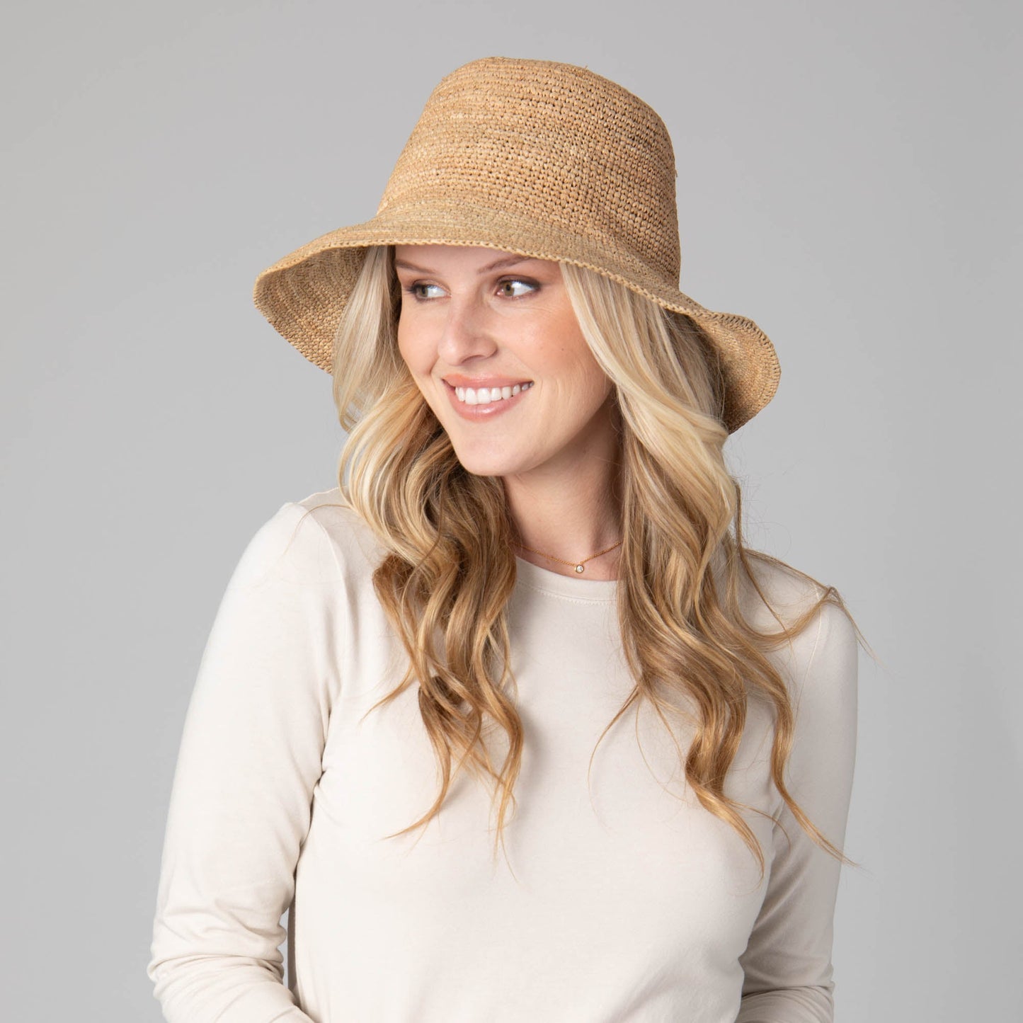 Weekend - Women's Crochet Raffia Bucket