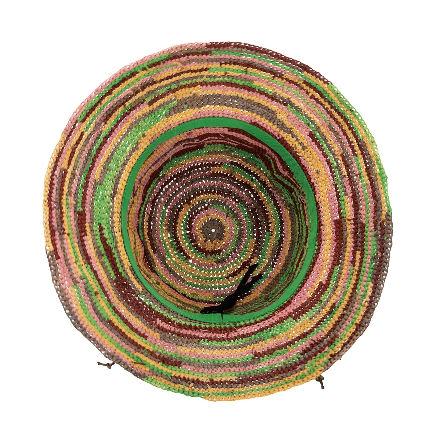 Iris - Women's Crochet Raffia Packable Bucket Hat (RHS3109)