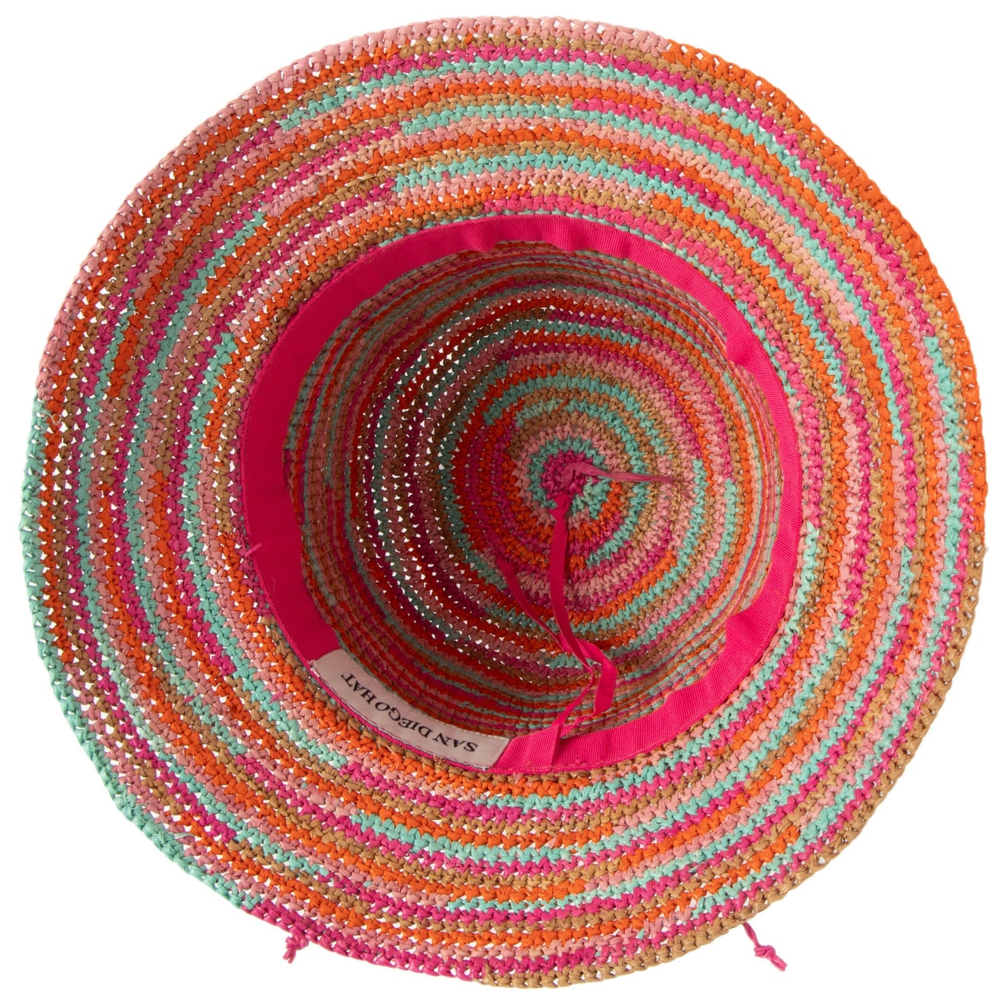 Iris - Women's Crochet Raffia Packable Bucket Hat (RHS3109)