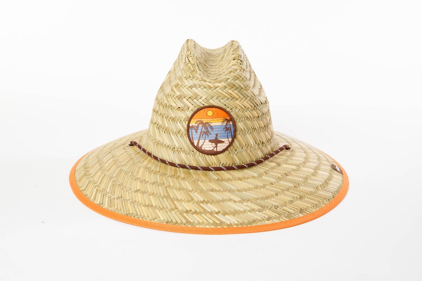 Men's Straw Lifeguard with Vintage Surf Patch