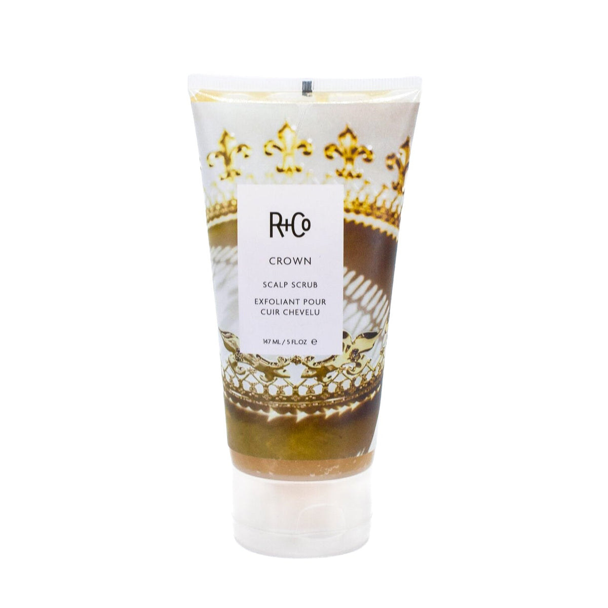 R+Co CROWN Scalp Scrub 5oz - Small Amount Missing