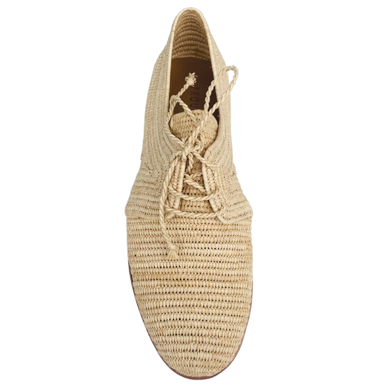 Women's Raffia Oxford (Natural)