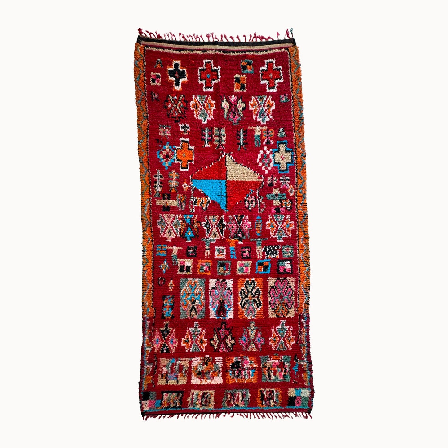 Rchem Vintage Moroccan Rug | 5’1” x 11’4”