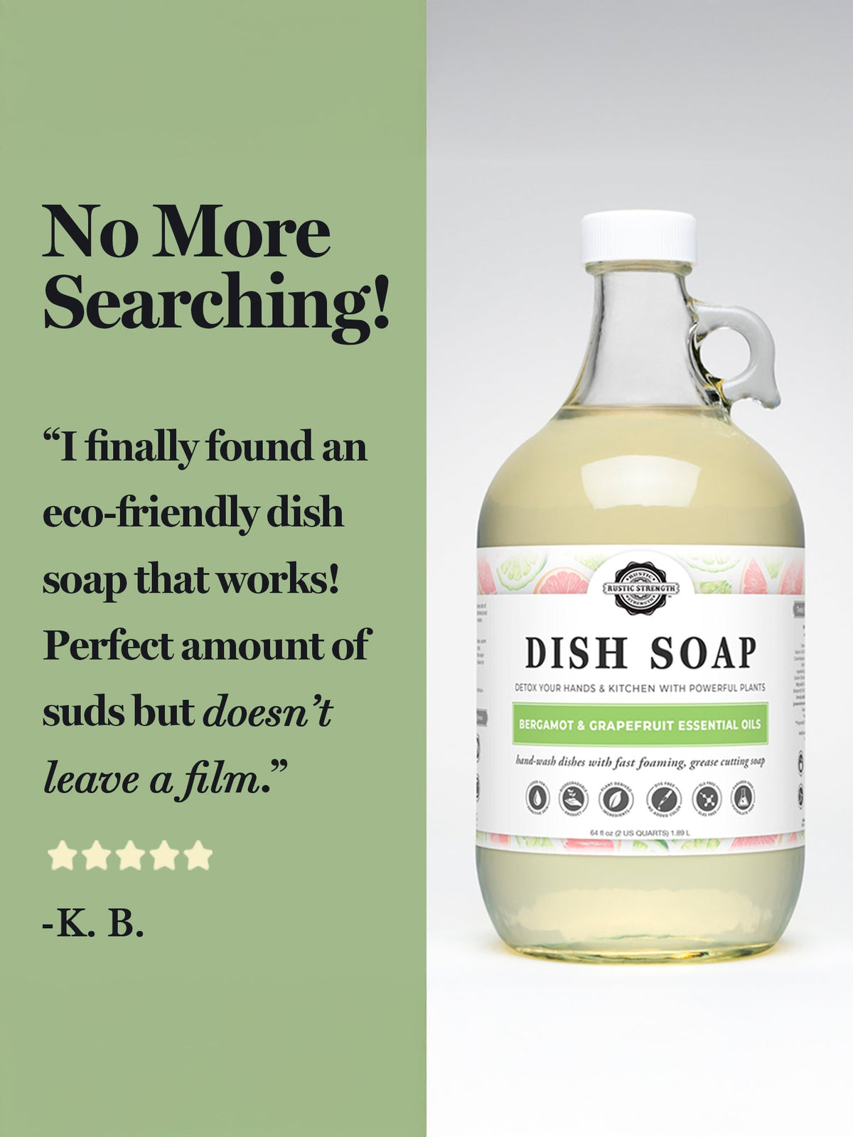 Dish Soap | Bergamot & Grapefruit