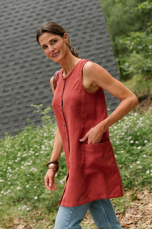 Snap Smock (Updated) in Paprika