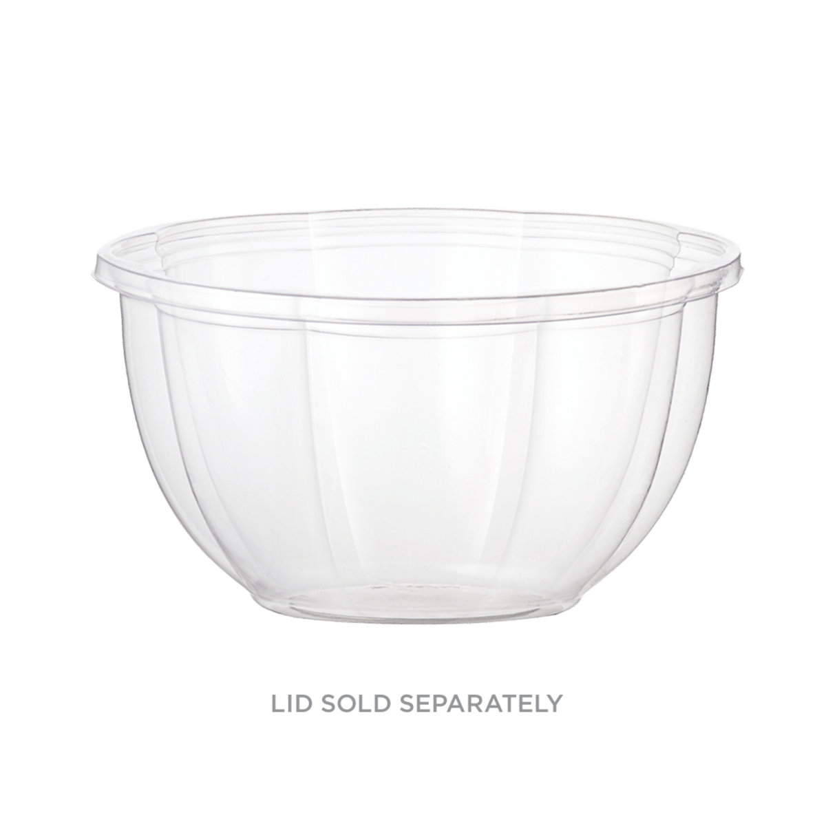 World Centric 16 oz Salad Bowl, Clear PLA, Compostable (QTY 450), SKU SB-CS-16