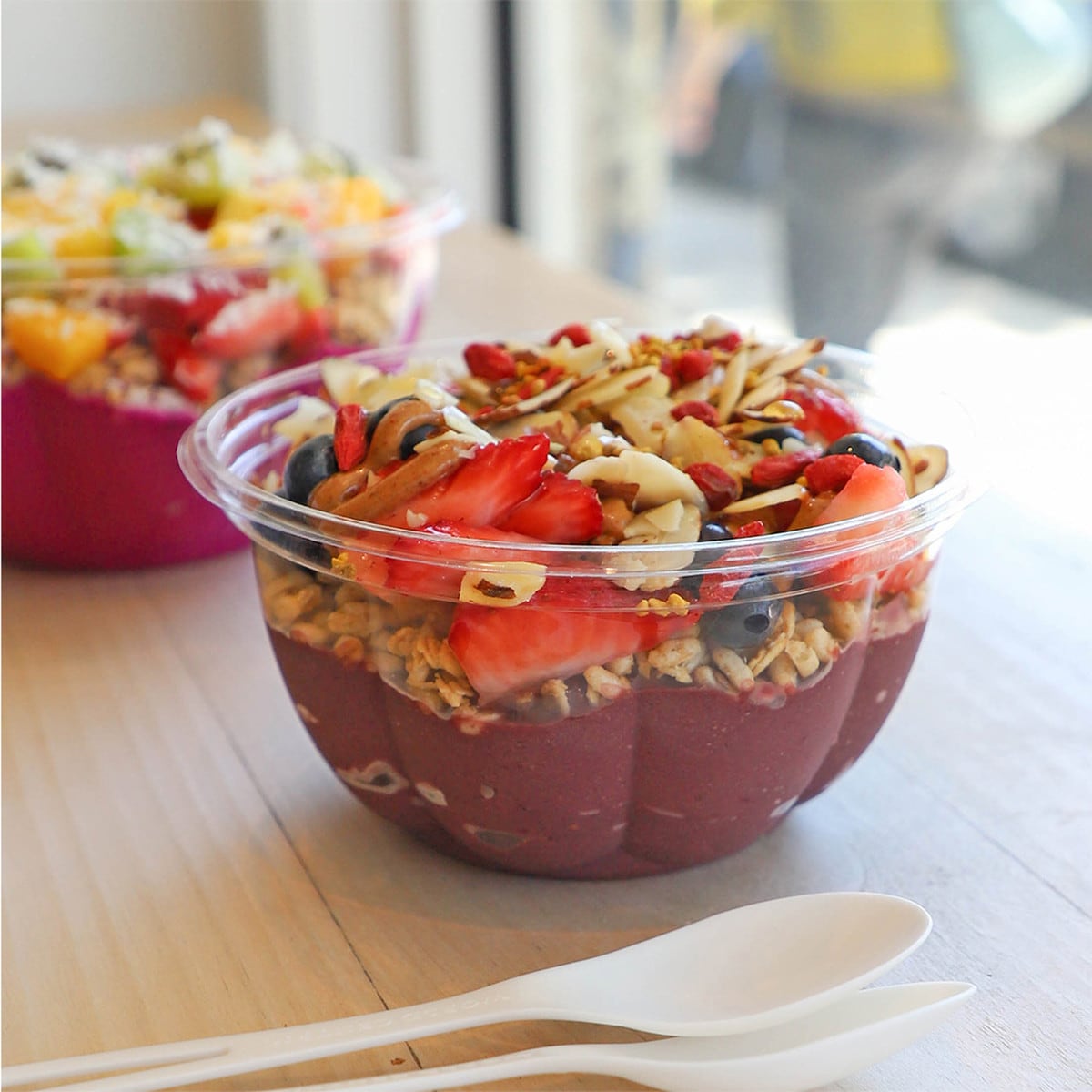 World Centric 16 oz Salad Bowl, Clear PLA, Compostable (QTY 450), SKU SB-CS-16