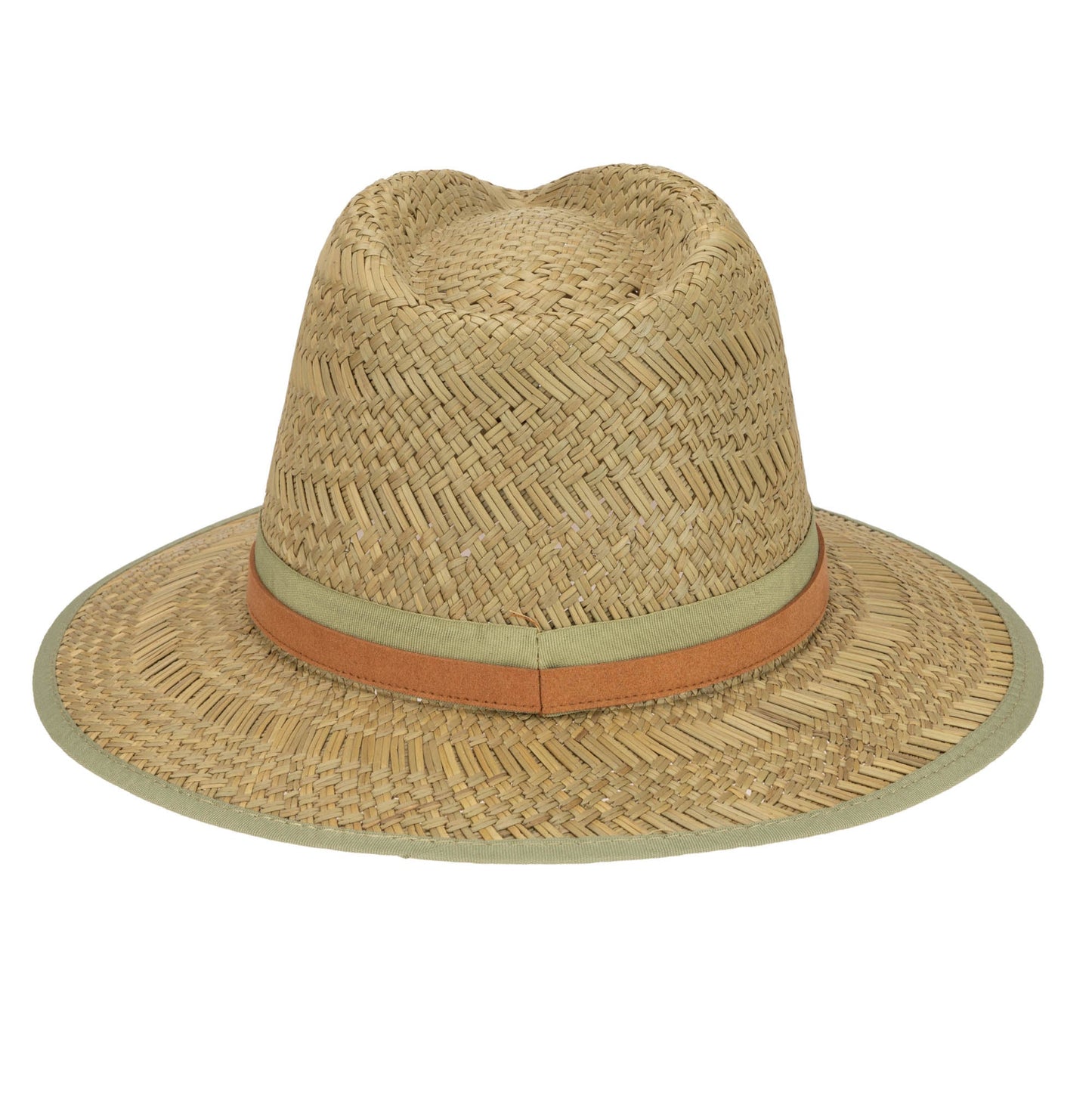 Mens Seagrass Stingy Brim Fedora