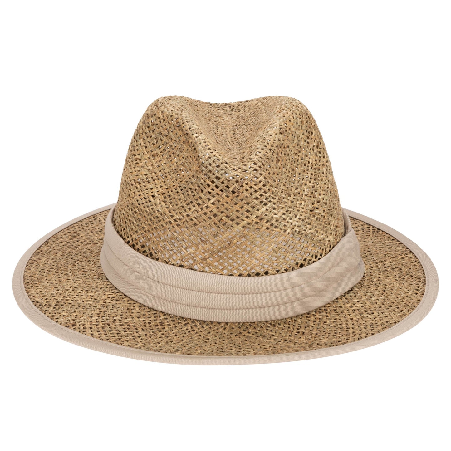 Mens Two Tone Rolled Brim Fedora