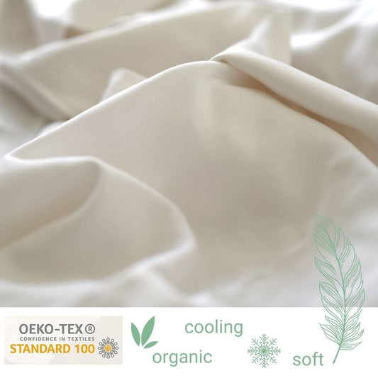 Bamboo Bed Sheets Set - 100% Bamboo - No dye No bleach | 18" Deep Pocket