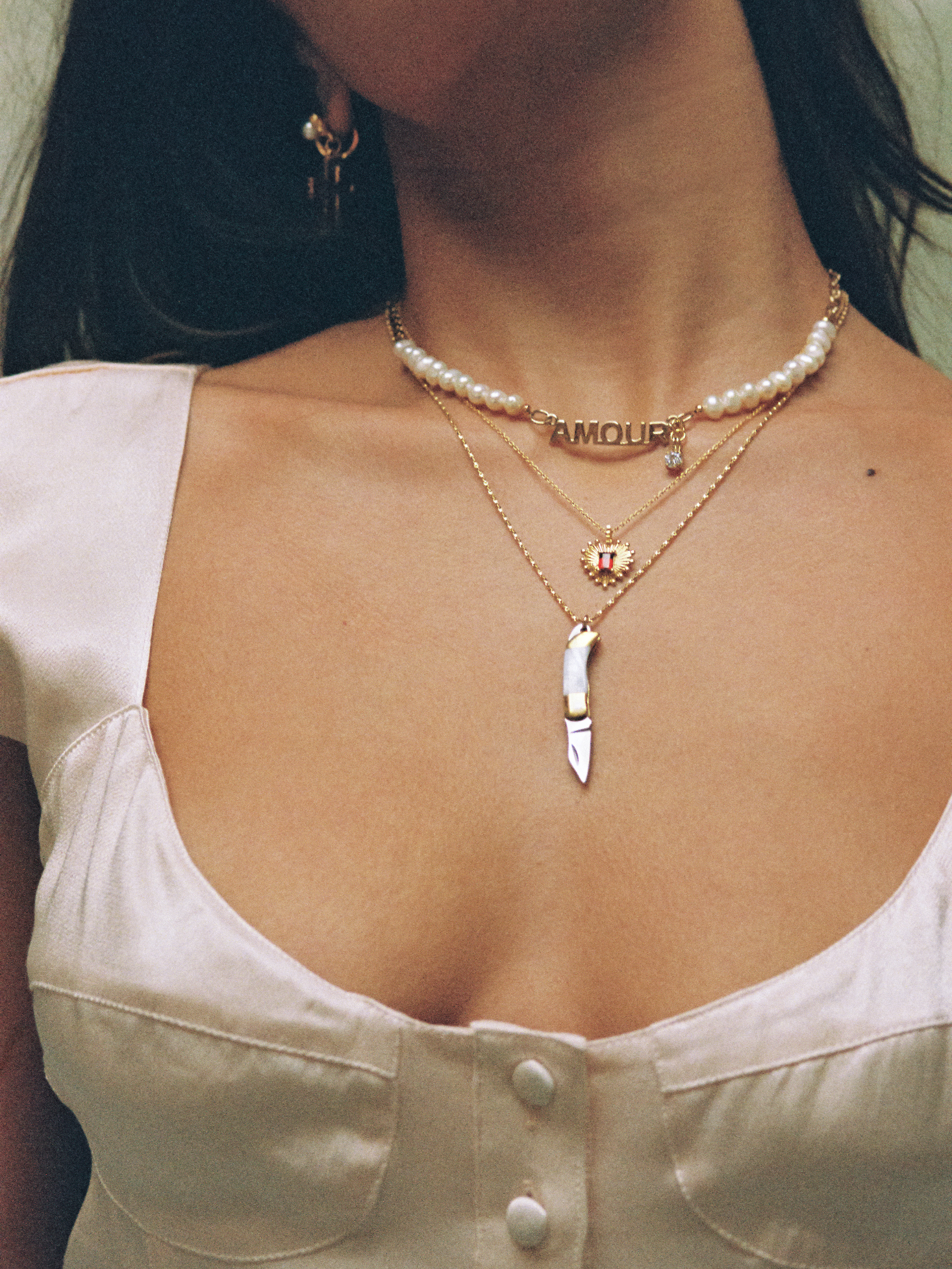 The Pocket Knife Necklace - Bone - Osadia Concept Store