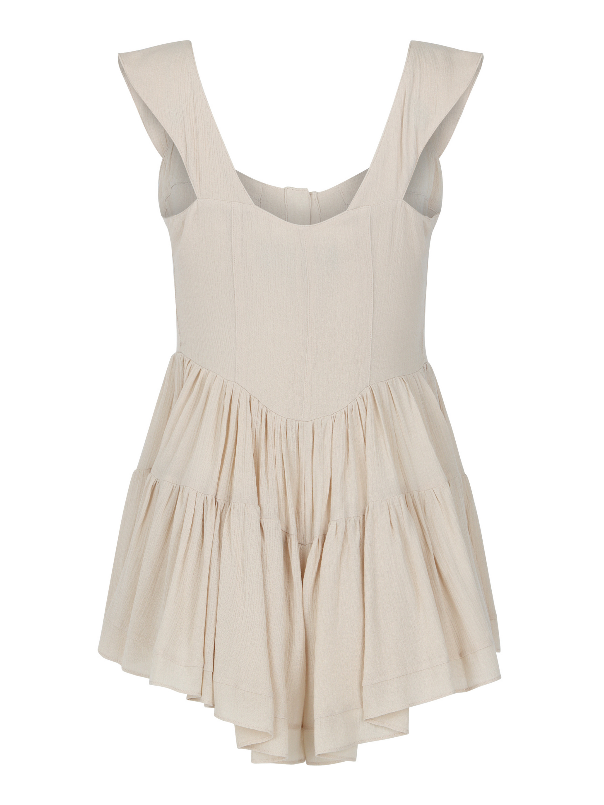 The Elisabeth Romper Dress - Ivory - Osadia Concept Store