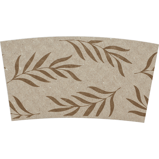 World Centric 10-20 oz Hot Cup Sleeve, 100% PCW Recycled Paper (QTY 1000), SKU SL-PA-LG