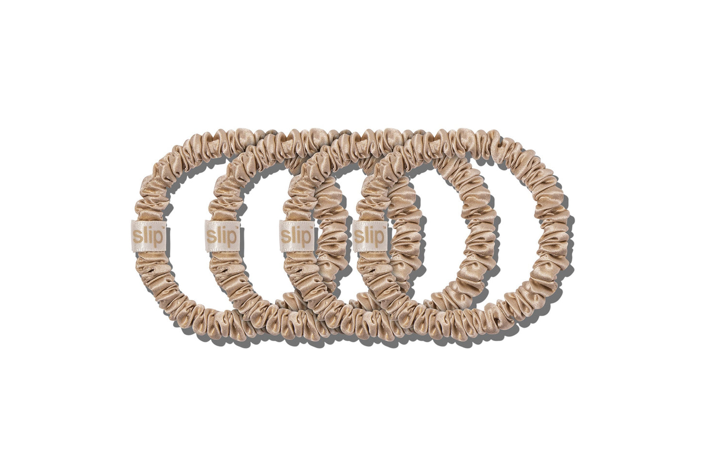 Back to Basics Blonde Skinny Scrunchies