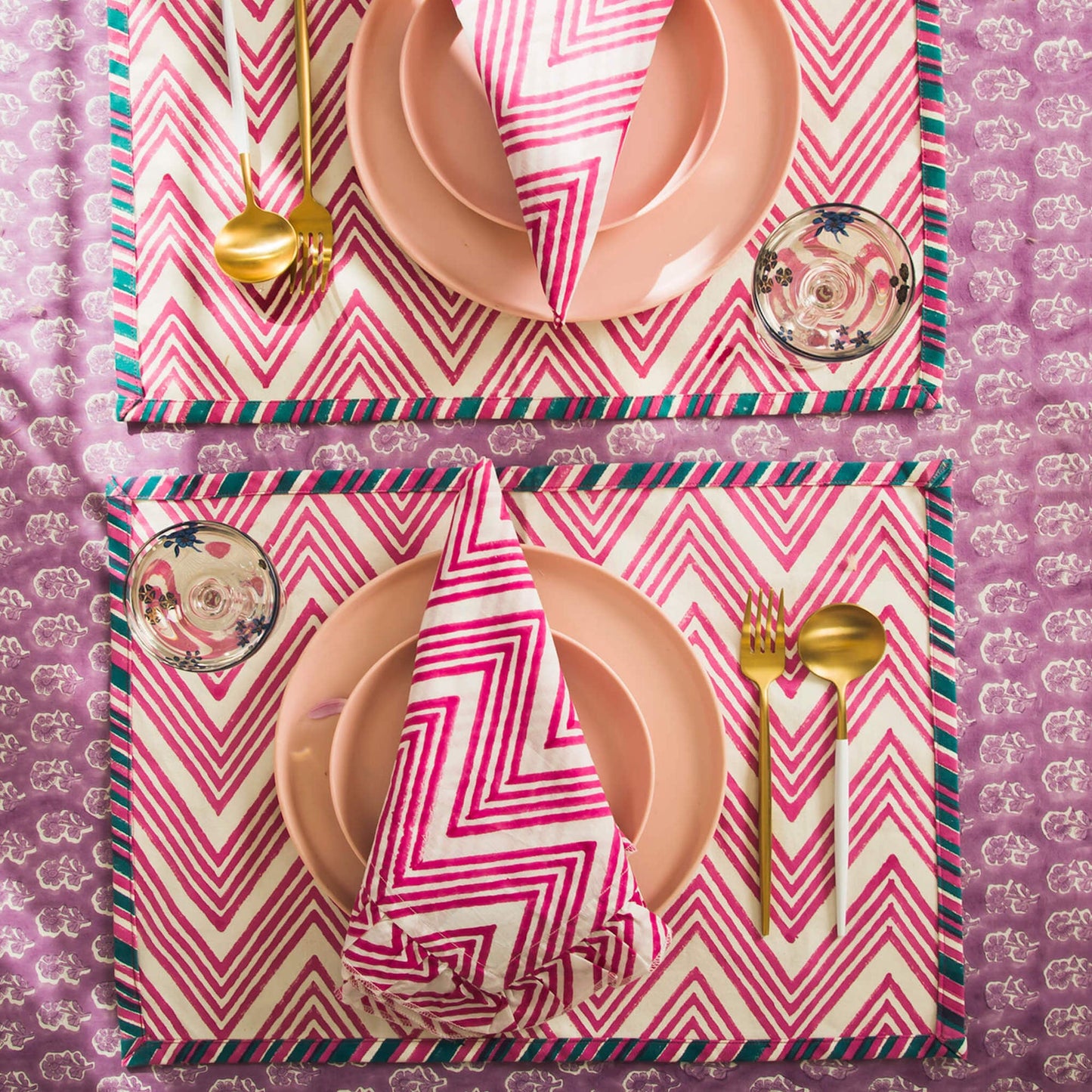 Set of 4 Zig Zag Placemats