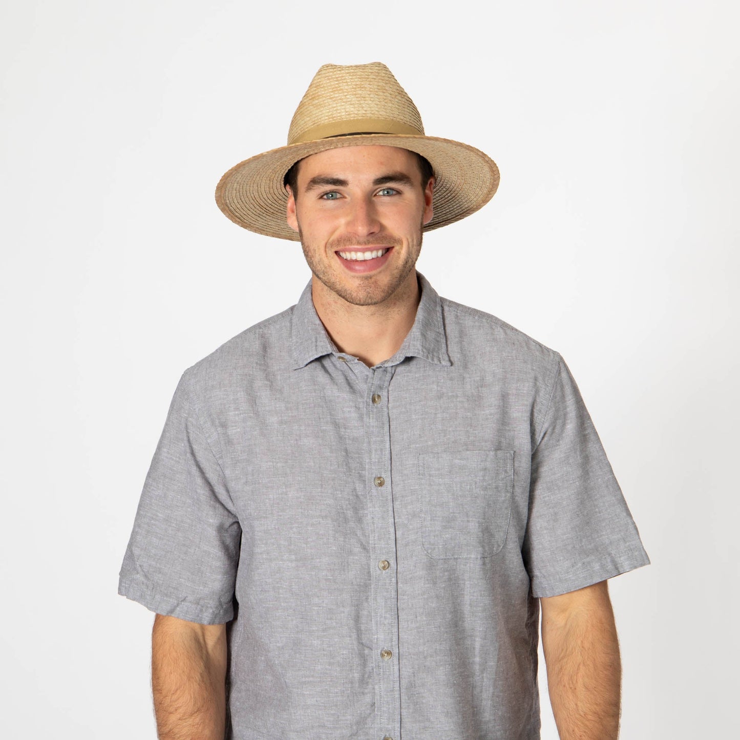 Men's Cattleman's Crease Fedora with Removable Band
