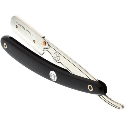 Parker SRB 33R Black Handled Barber Straight Razor