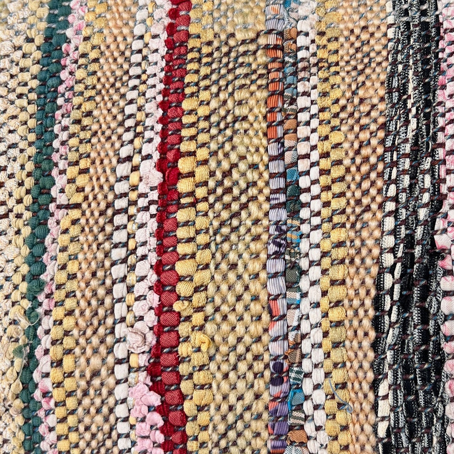 Sunny Handwoven Moroccan Pillow