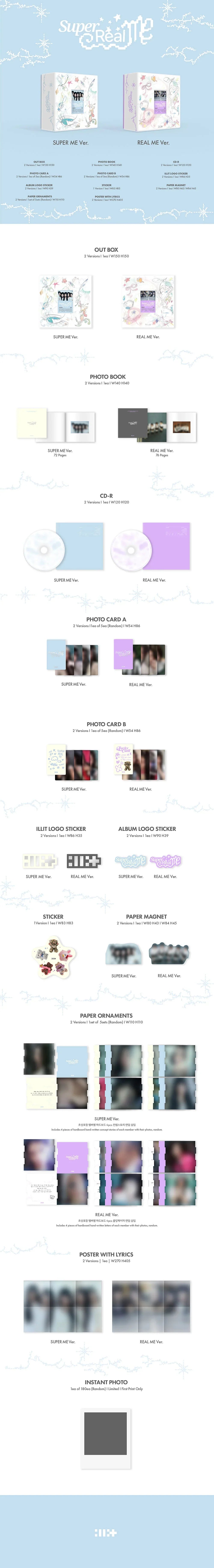 Illit 1st Mini Album  - Super Real Me