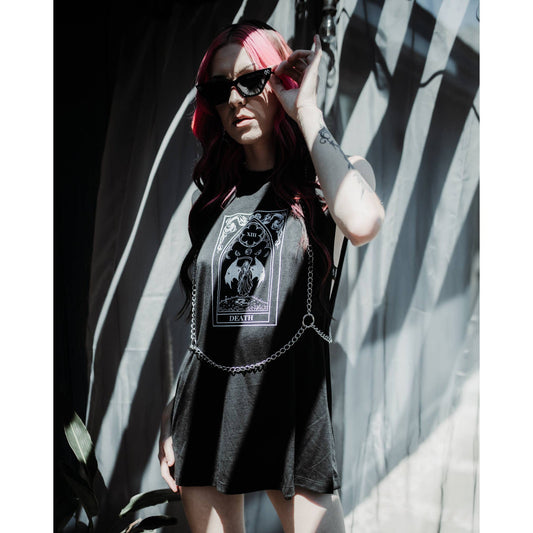 Sacrifiant Harness Body Jewelry | Silver Metal Chain Fashion Harness Accessory