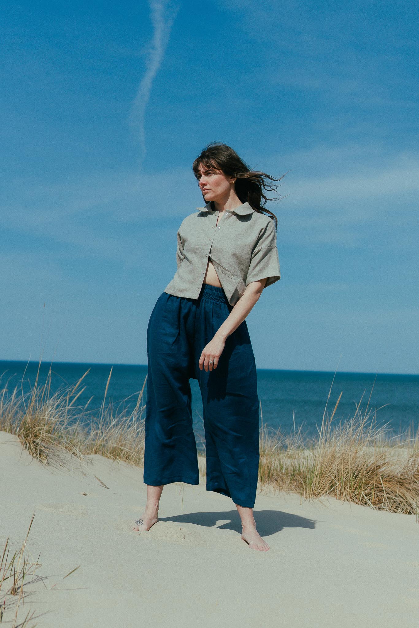 Ruthie Top in Pebble