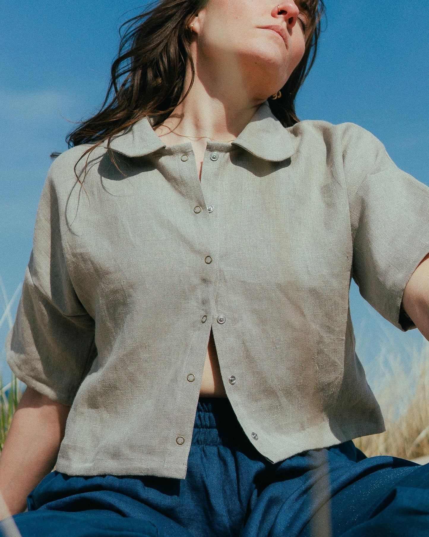 Ruthie Top in Pebble