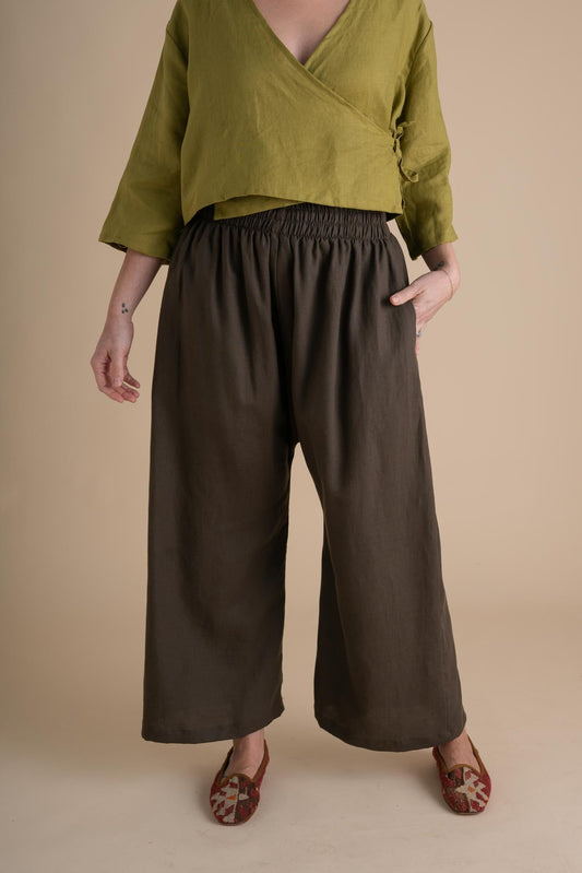 Weekend Pants (Updated) in Lichen