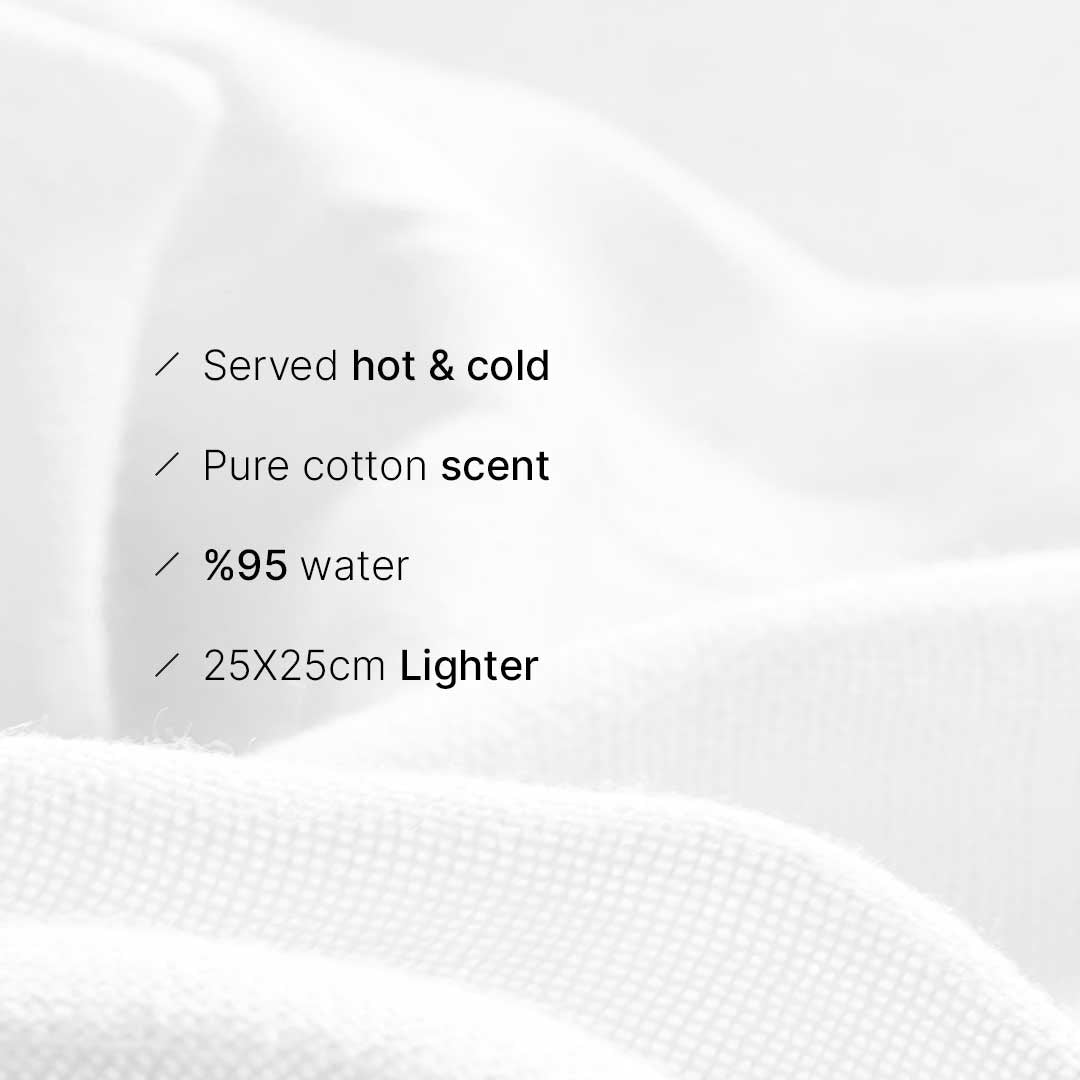 Scented Towel – Pure Cotton Freshness (Hot or Cold Use)