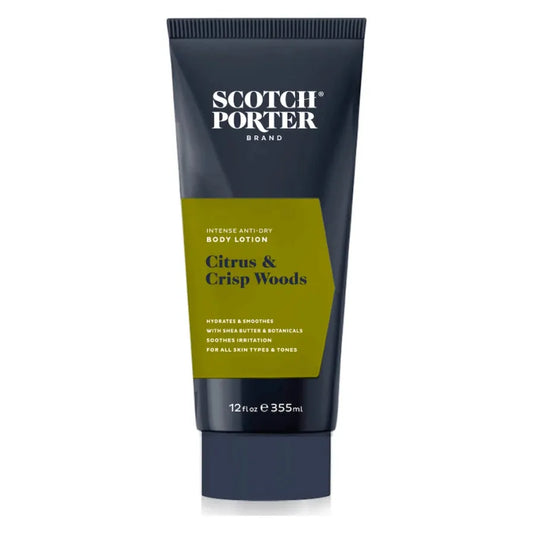 Scotch Porter Citrus & Crisp Woods Body Lotion 12 oz