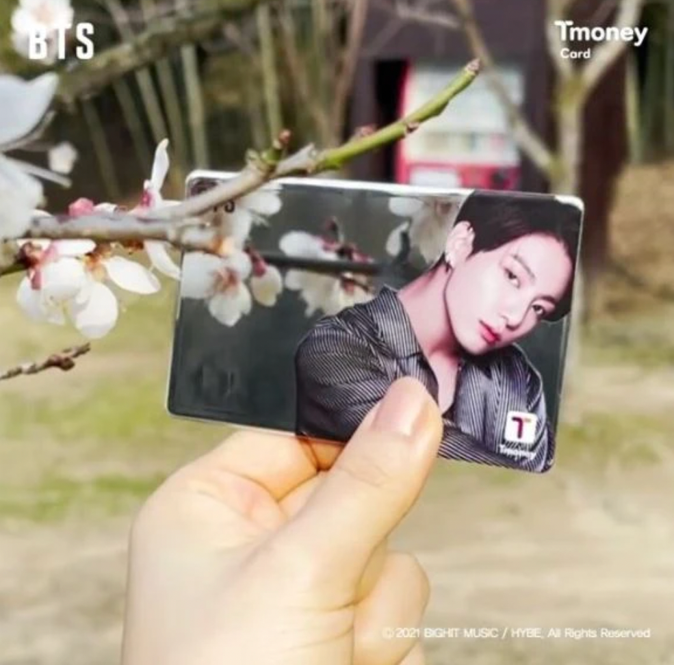 BTS x Official T-Money Mirror Card - 2021 Limited Edition Version