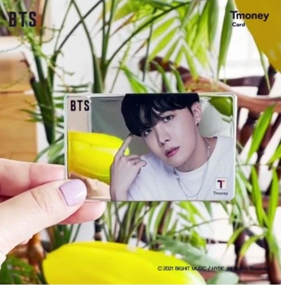 BTS x Official T-Money Mirror Card - 2021 Limited Edition Version