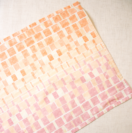 Block Print Organic Tea Towel