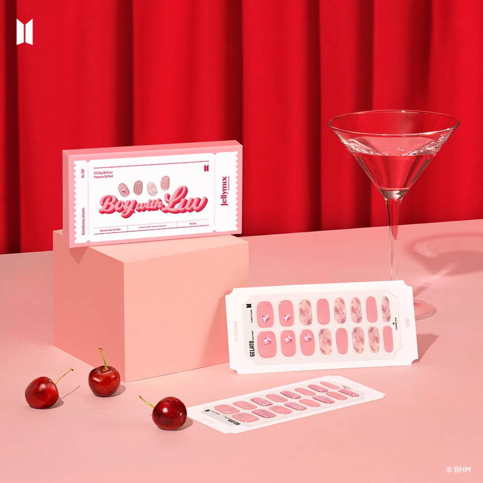 BTS x Jellymix Collab: Boy With Luv Gel Nail Collection