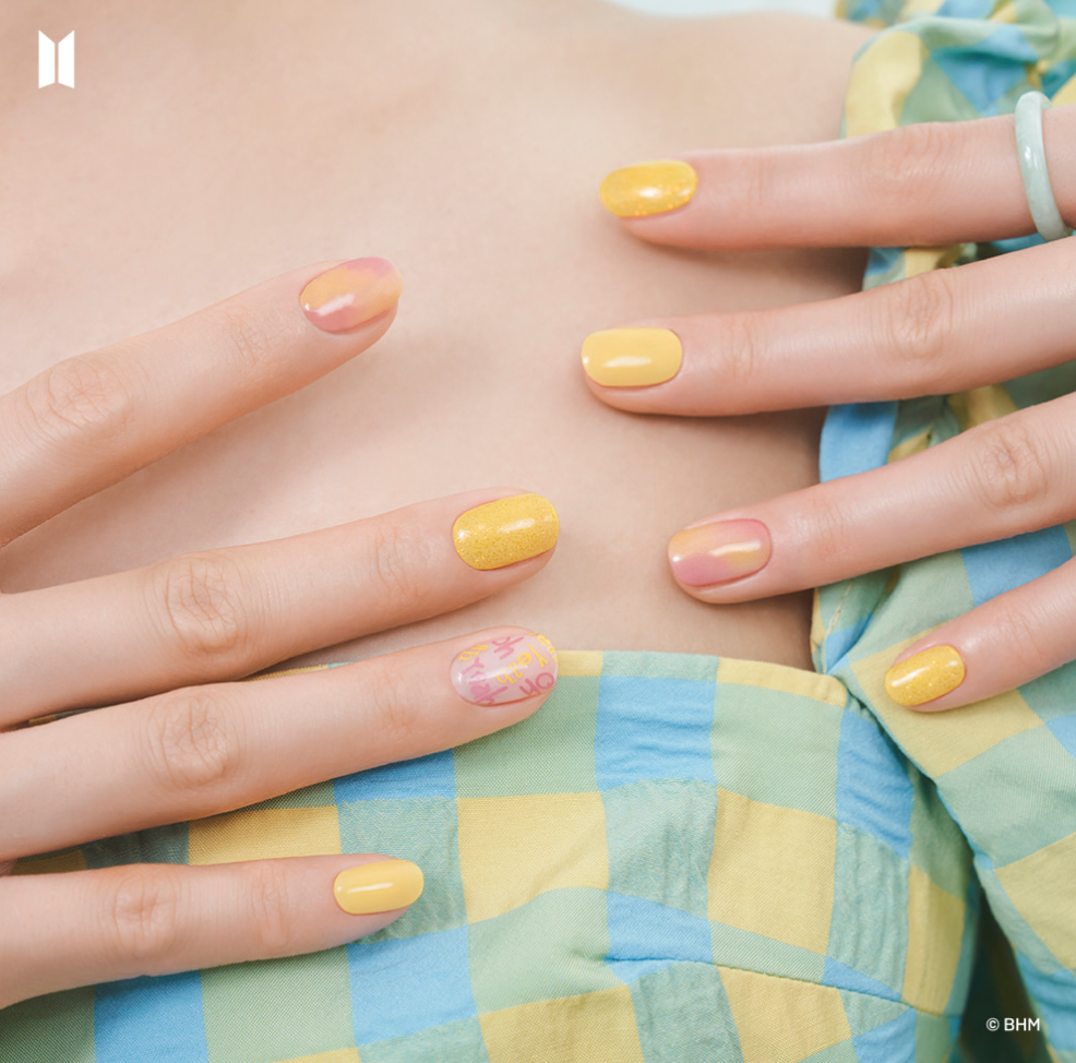 BTS x Jellymix Collab: Boy With Luv Gel Nail Collection