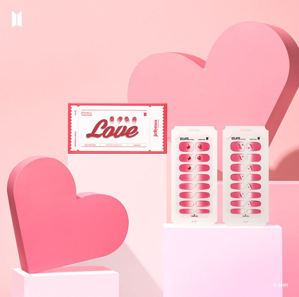 BTS x Jellymix Collab: Boy With Luv Gel Nail Collection