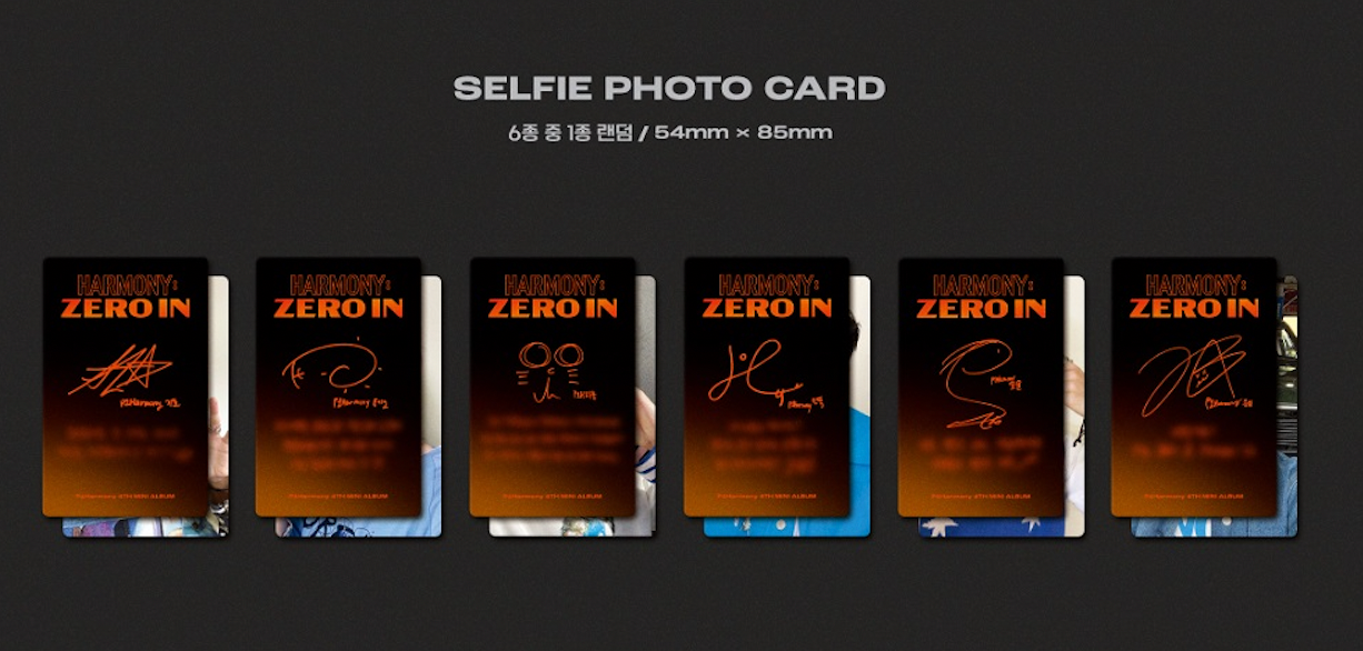 P1Harmony 4th Mini Album - Harmony : Zero In