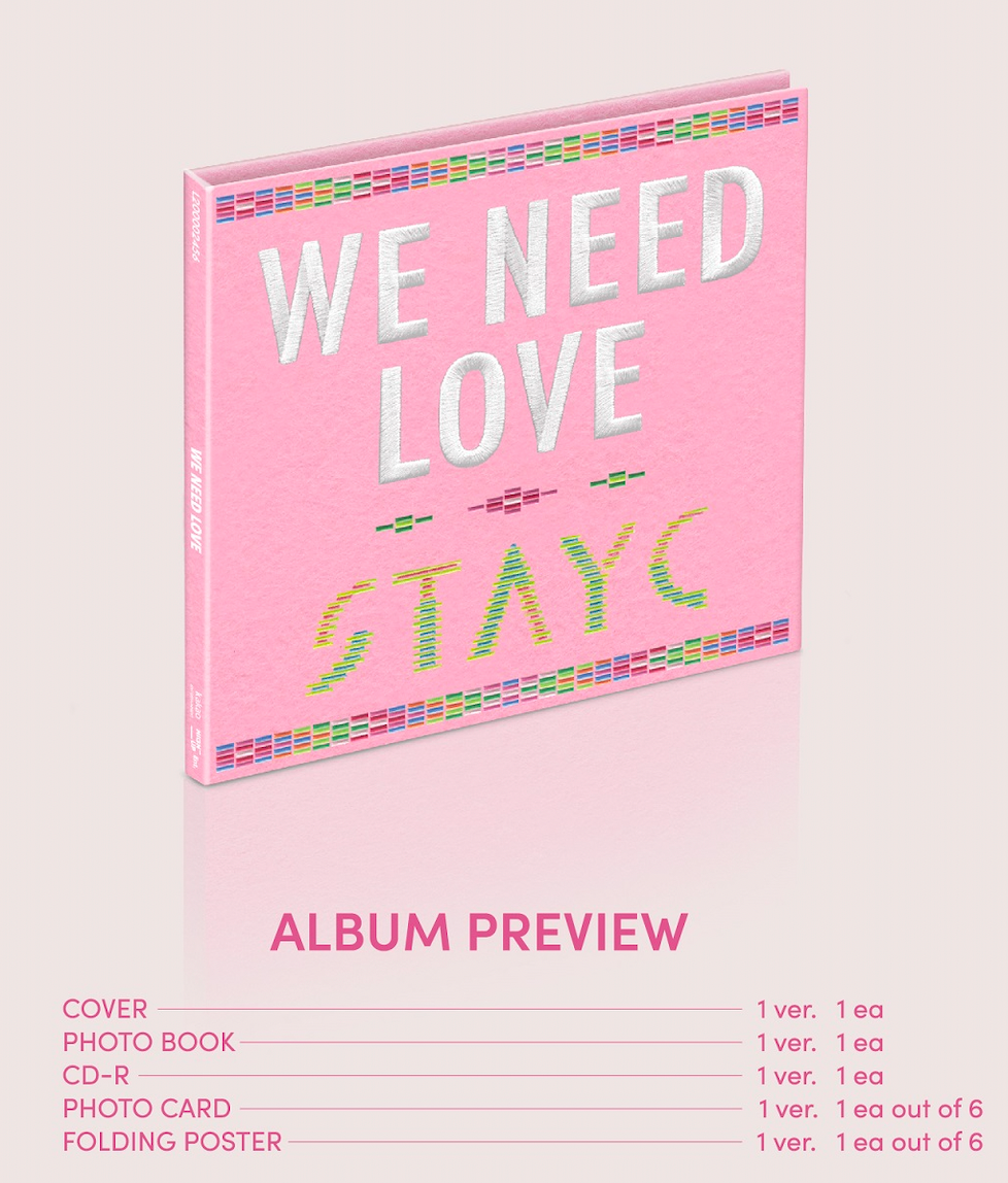 Stayc 3rd Mini Album - We Need Love DB [Digipack Ver]