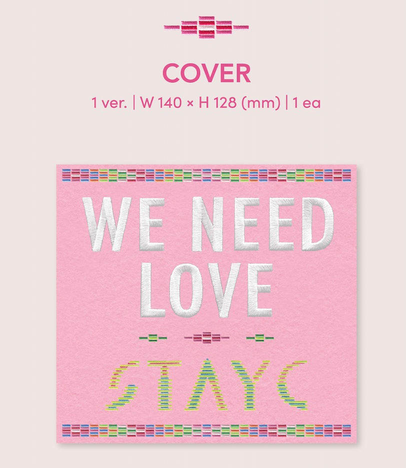 Stayc 3rd Mini Album - We Need Love DB [Digipack Ver]
