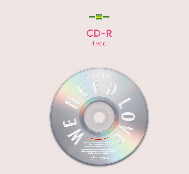 Stayc 3rd Mini Album - We Need Love DB [Digipack Ver]