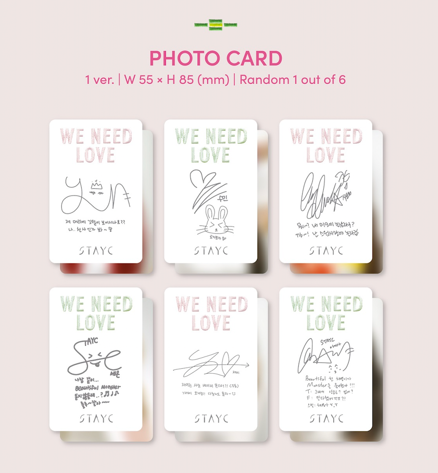 Stayc 3rd Mini Album - We Need Love DB [Digipack Ver]