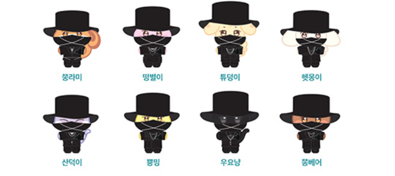 ATEEZ x ANITEEZ Adventure - Character 2nd Merch Line